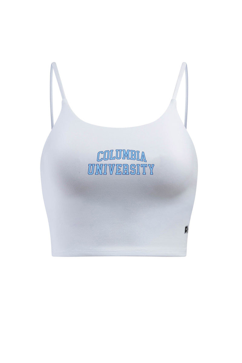 Columbia University Bra Tank Top Small White Hype and Vice