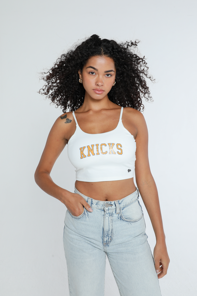 売れ筋商品|||カールバンクス カットソー トップス レディース Women's White New York Knicks Curveball Racerback Tank Top White New York Knicks Bra Tank Top