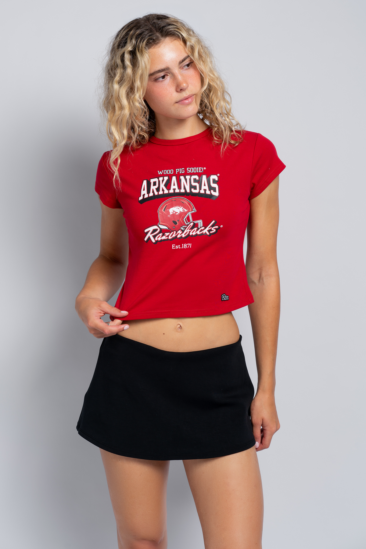 University of Arkansas Vintage Baby Tee