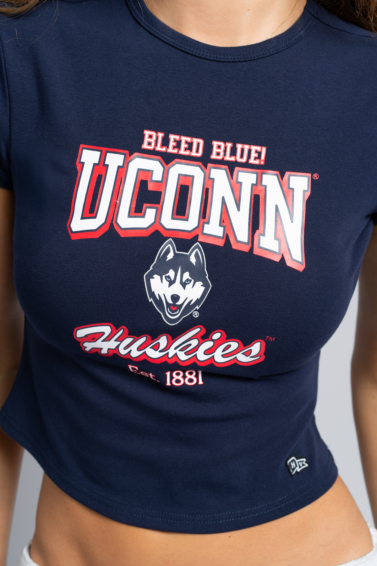 UConn Vintage Baby Tee