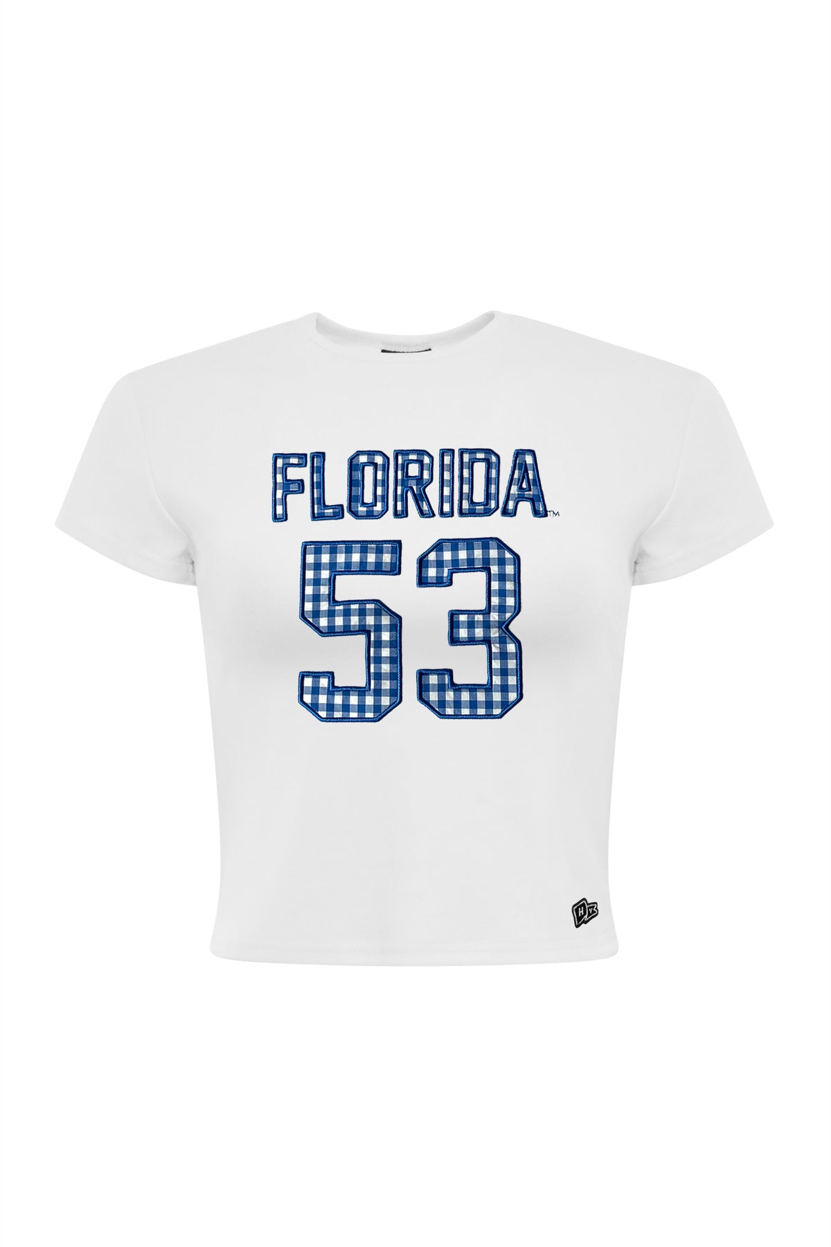 University of Florida Gingham Baby Tee