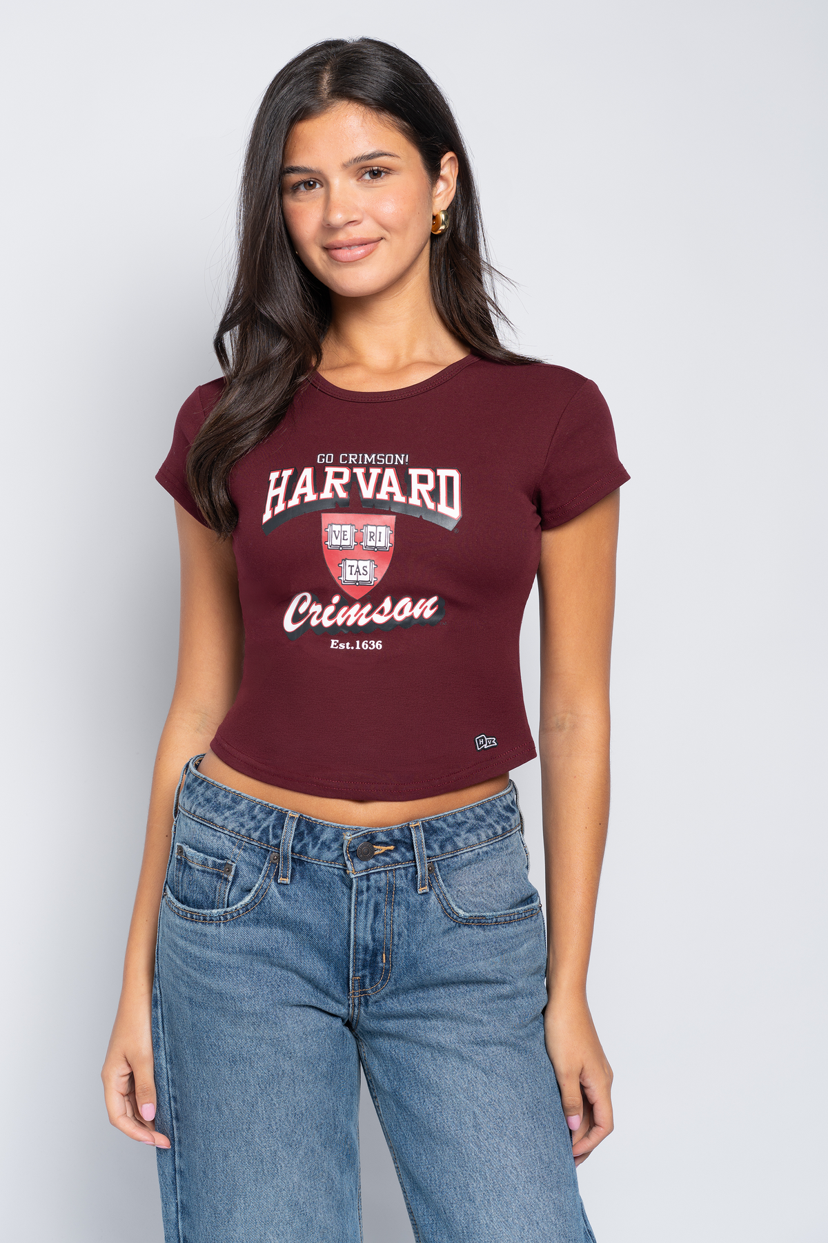 Harvard Vintage Baby Tee
