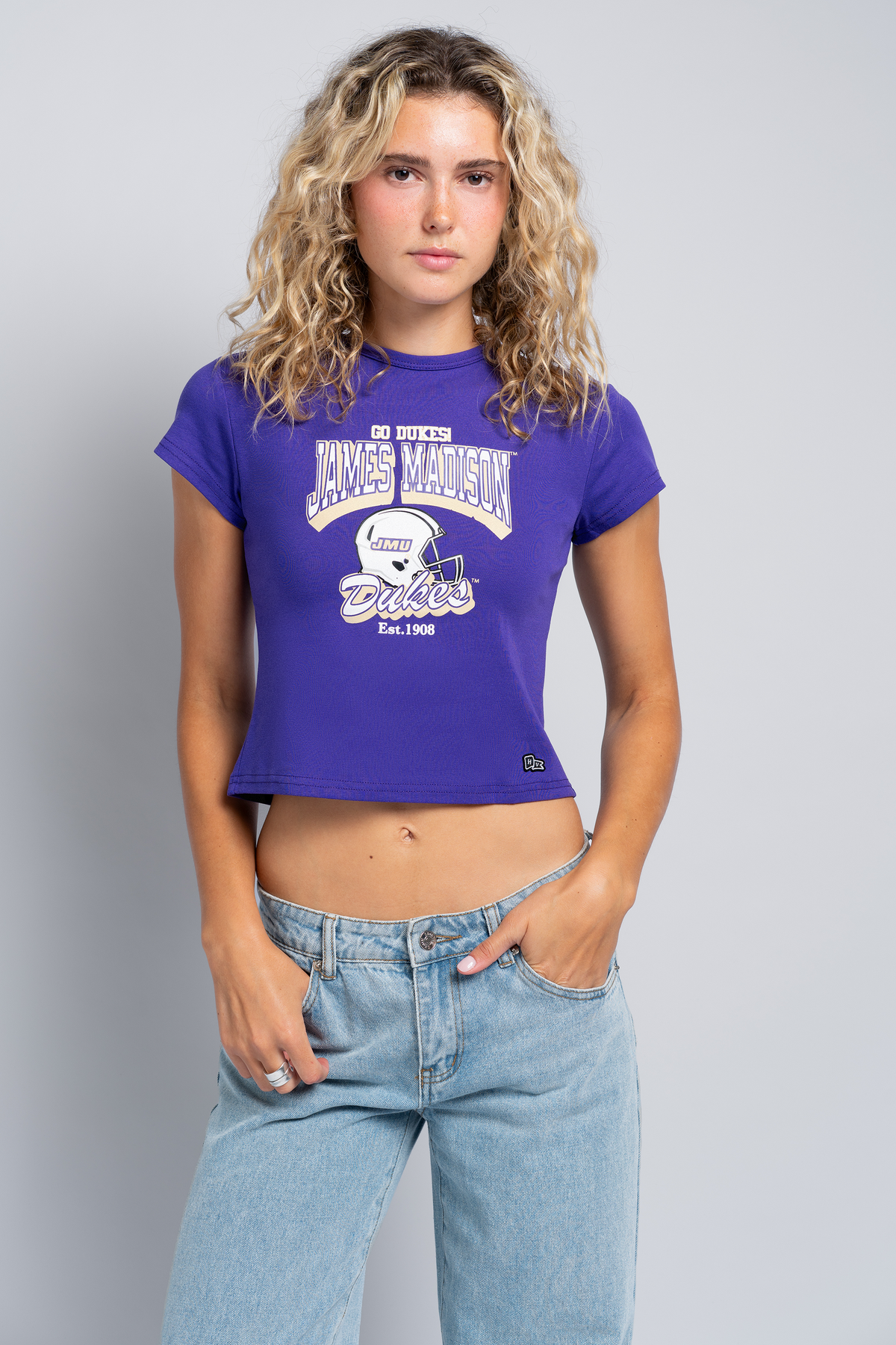 James Madison University Vintage Baby Tee
