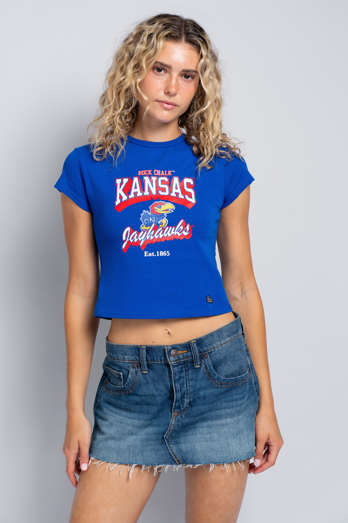 University of Kansas Vintage Baby Tee