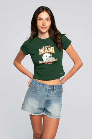 University of Miami Vintage Baby Tee
