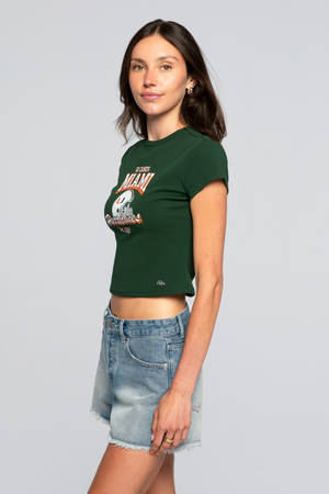 University of Miami Vintage Baby Tee