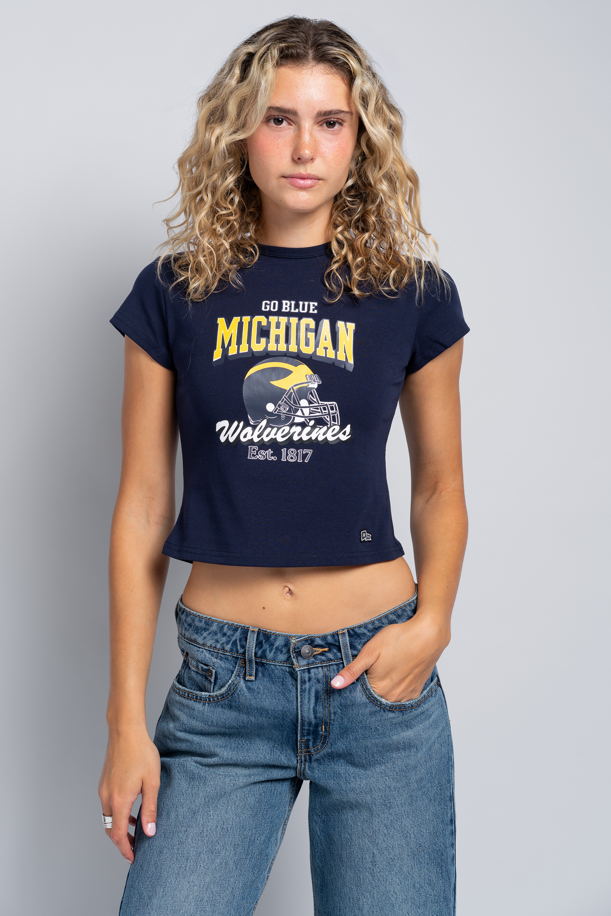 University of Michigan Vintage Baby Tee