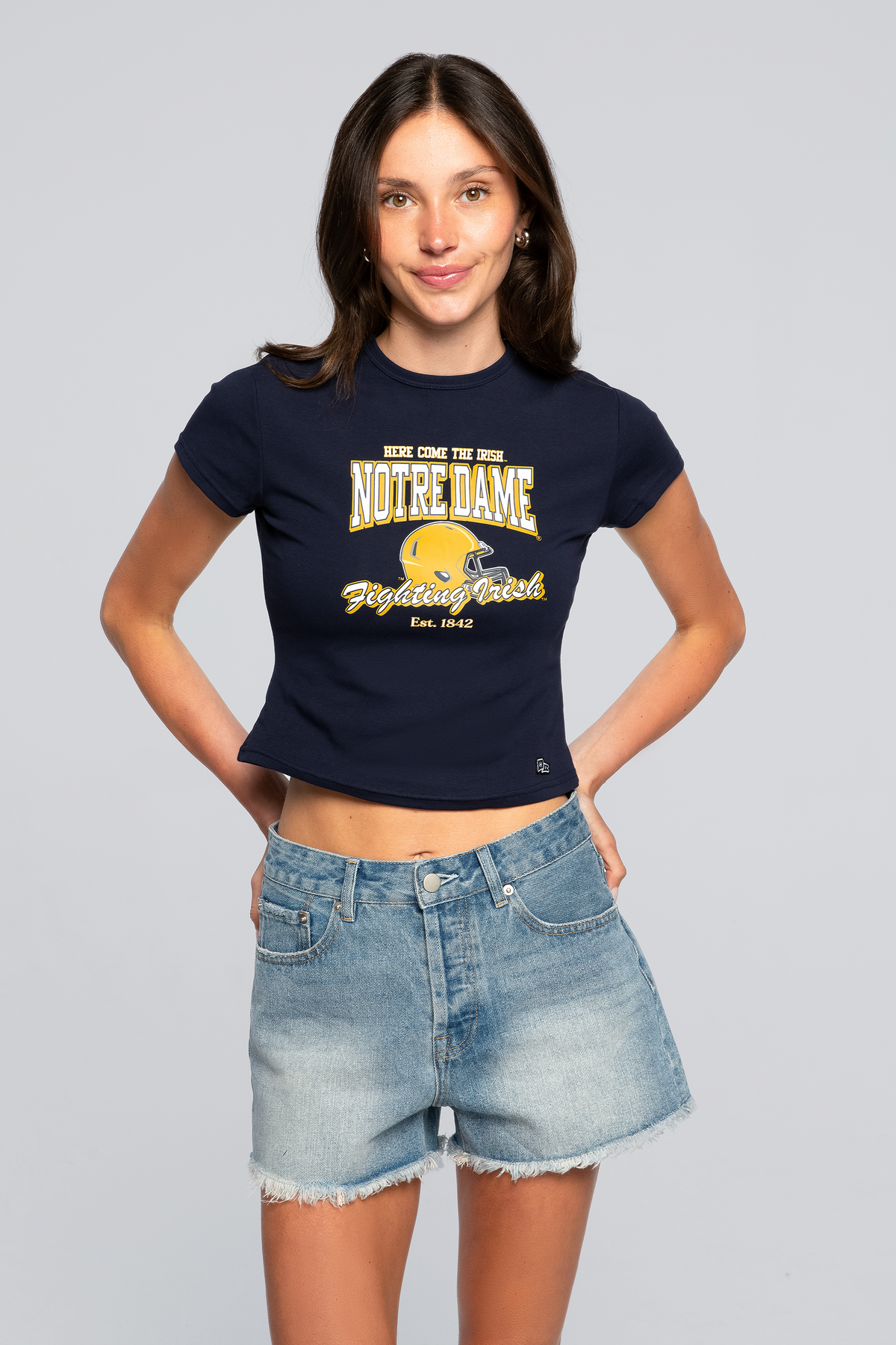 Notre Dame Vintage Baby Tee