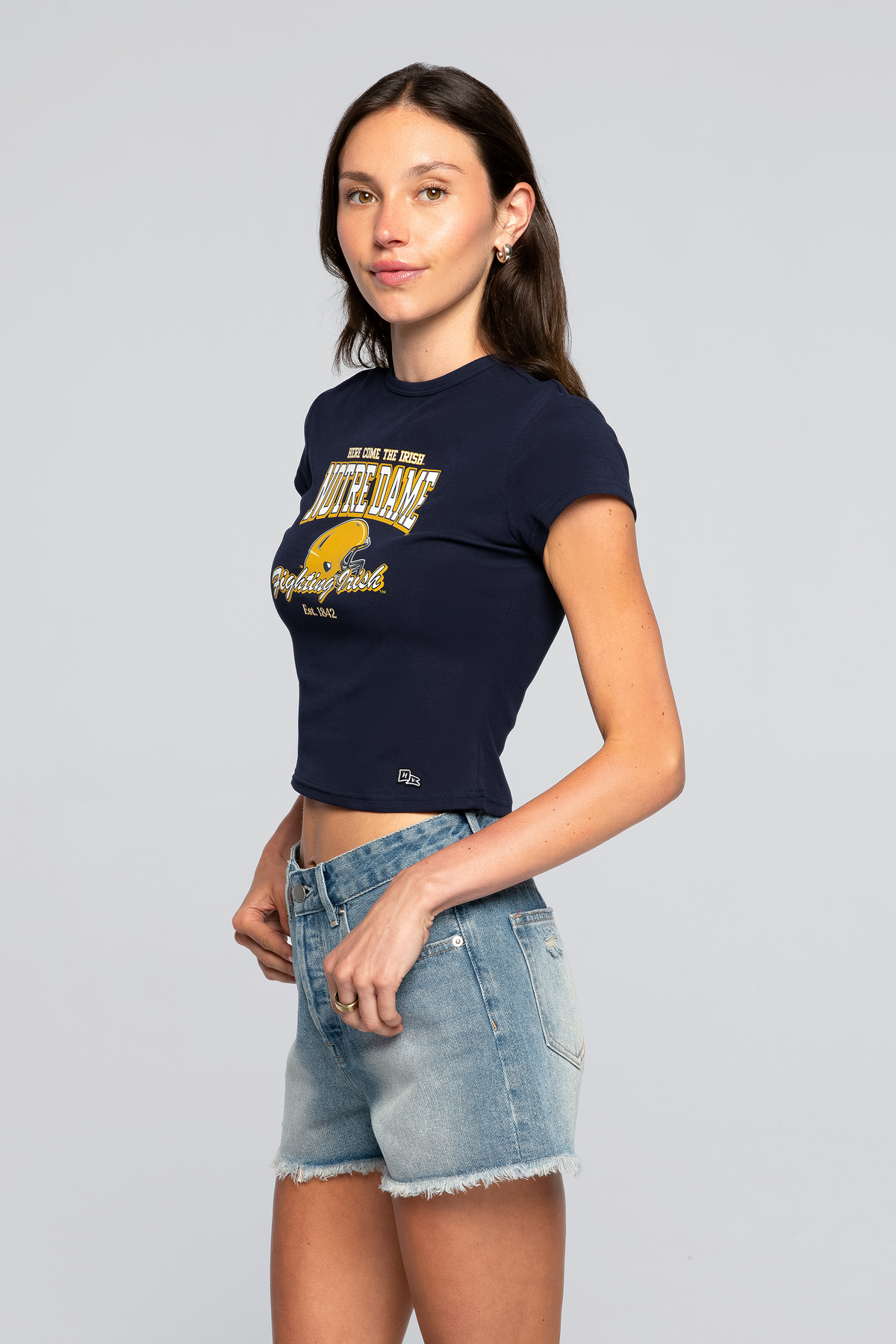 Notre Dame Vintage Baby Tee