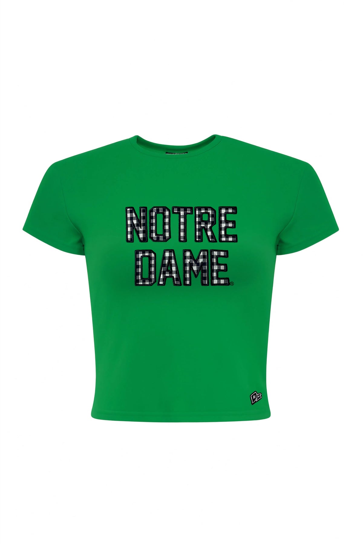 Notre Dame Gingham Baby Tee