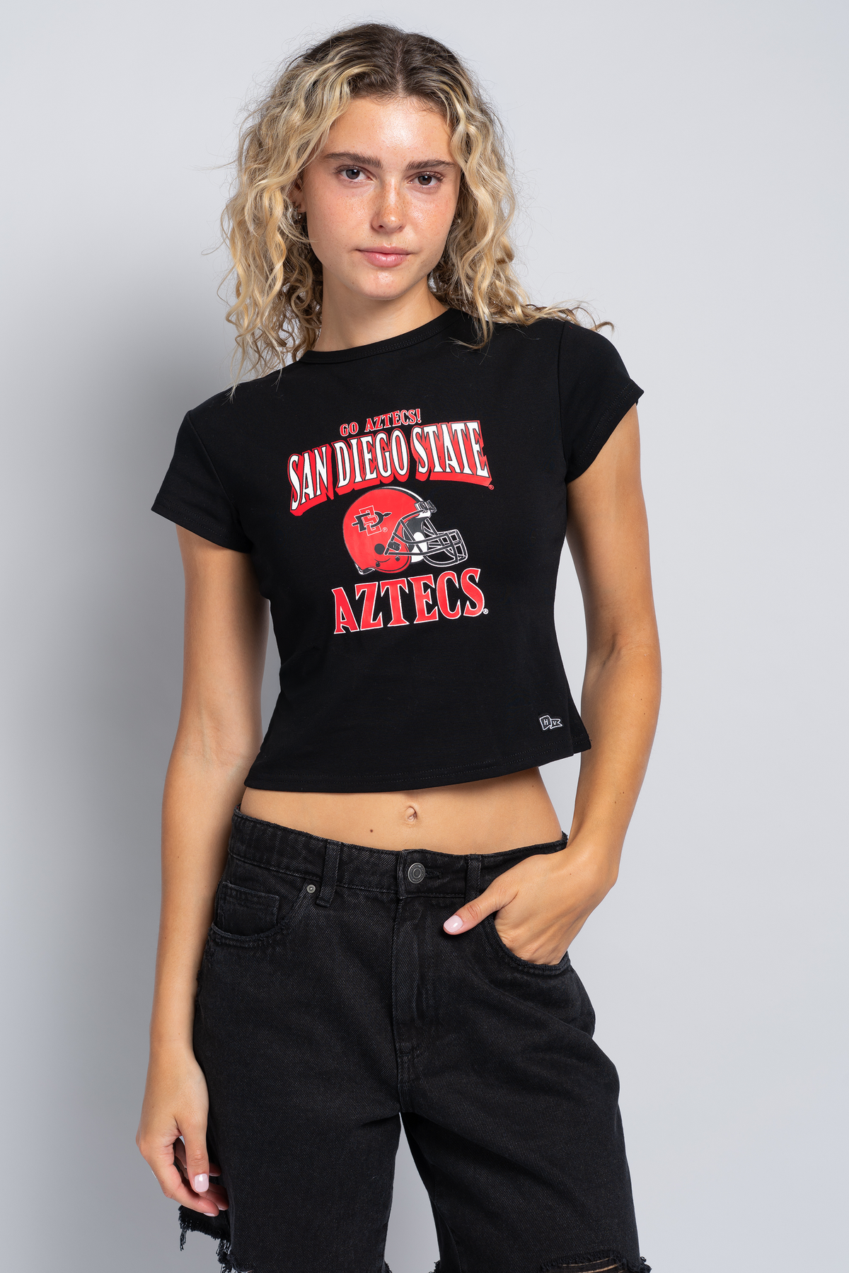 SDSU Vintage Baby Tee