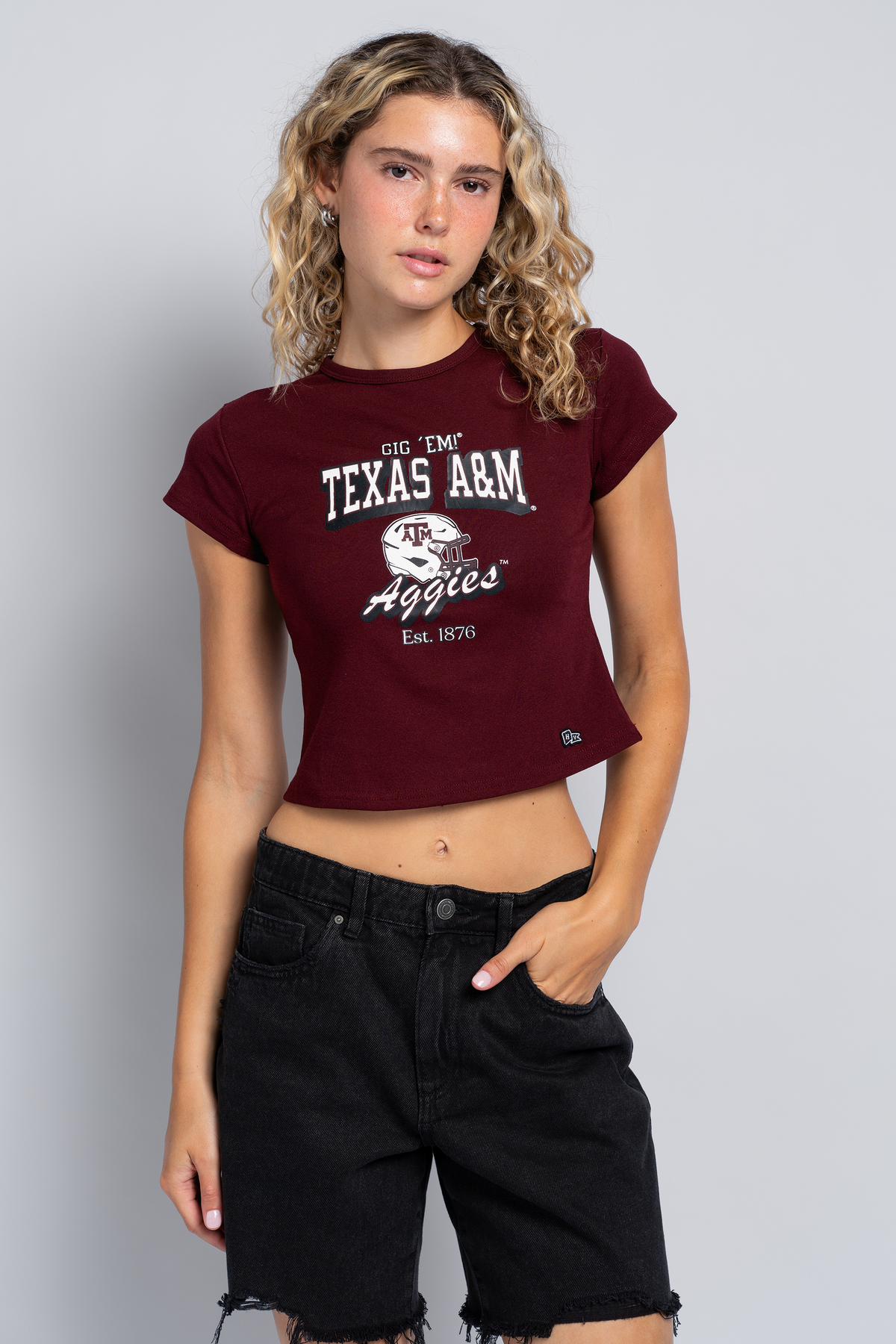 Texas A&M Vintage Baby Tee