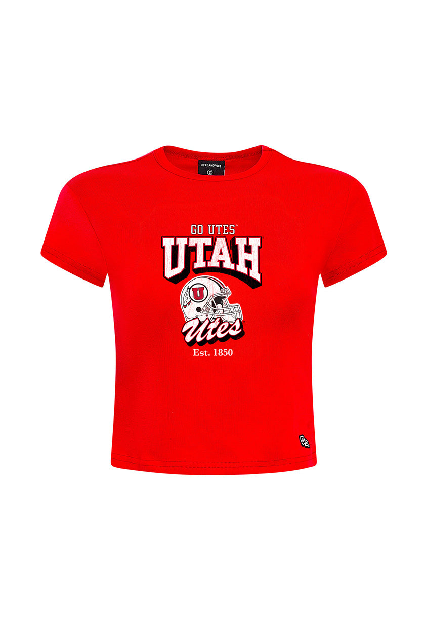 University of Utah Vintage Baby Tee