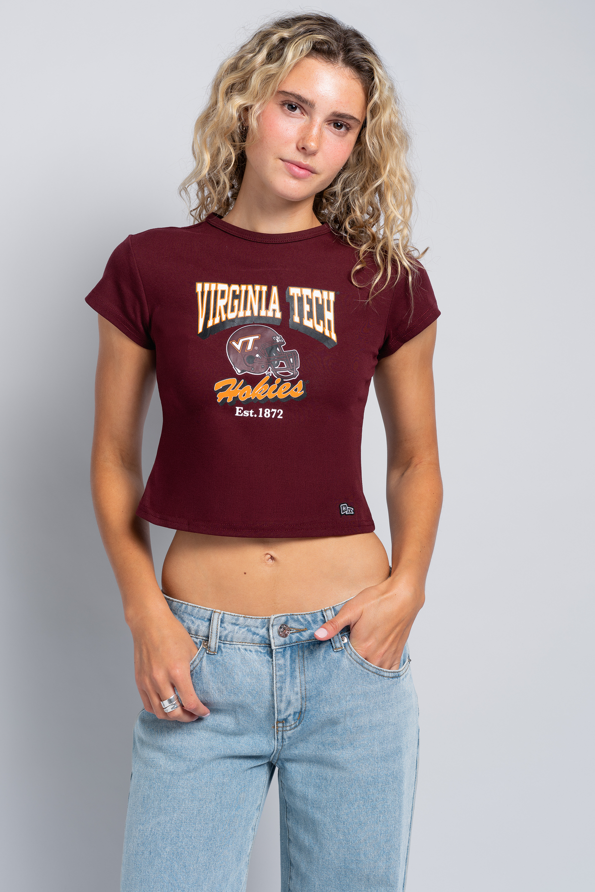 University Virginia Tech Vintage Baby Tee