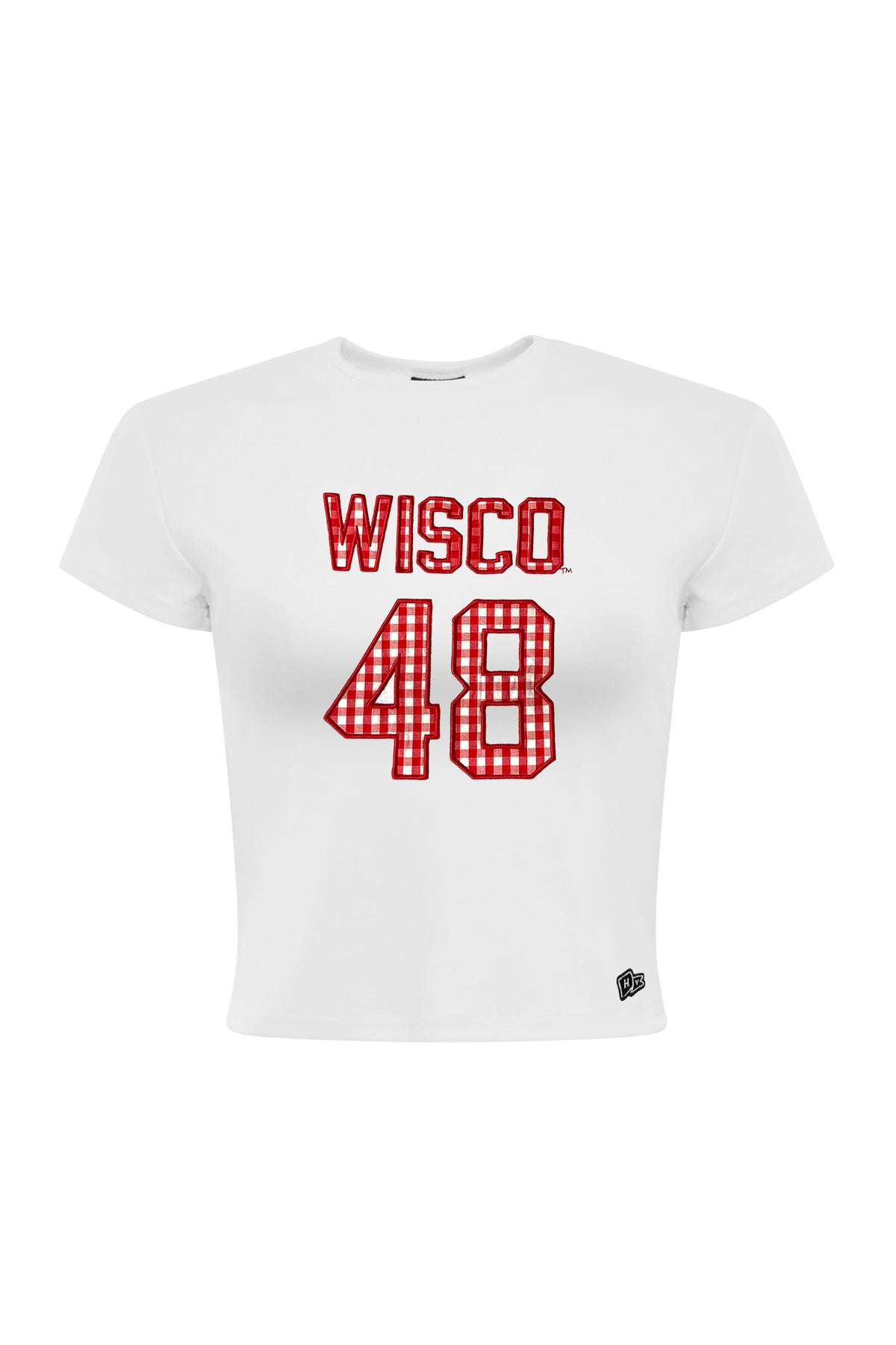 University of Wisconsin Gingham Baby Tee