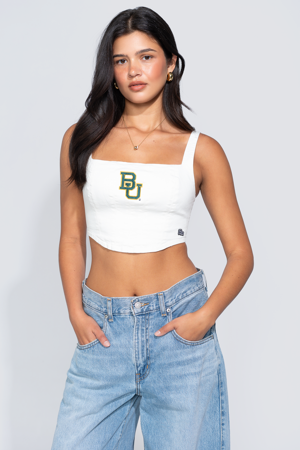 Baylor Denim Corset