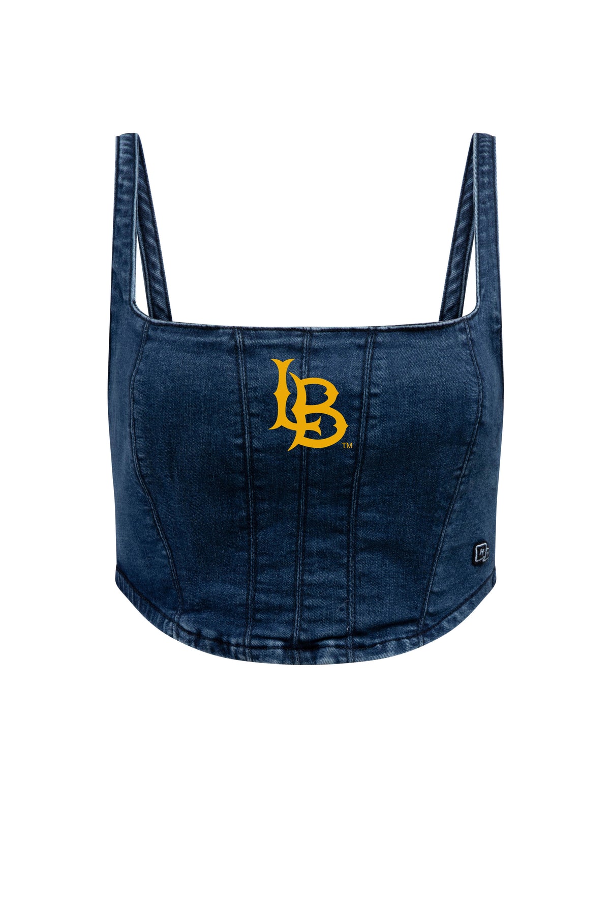 California State University Long Beach Denim Corset