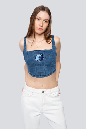 Memphis Grizzlies Denim Corset