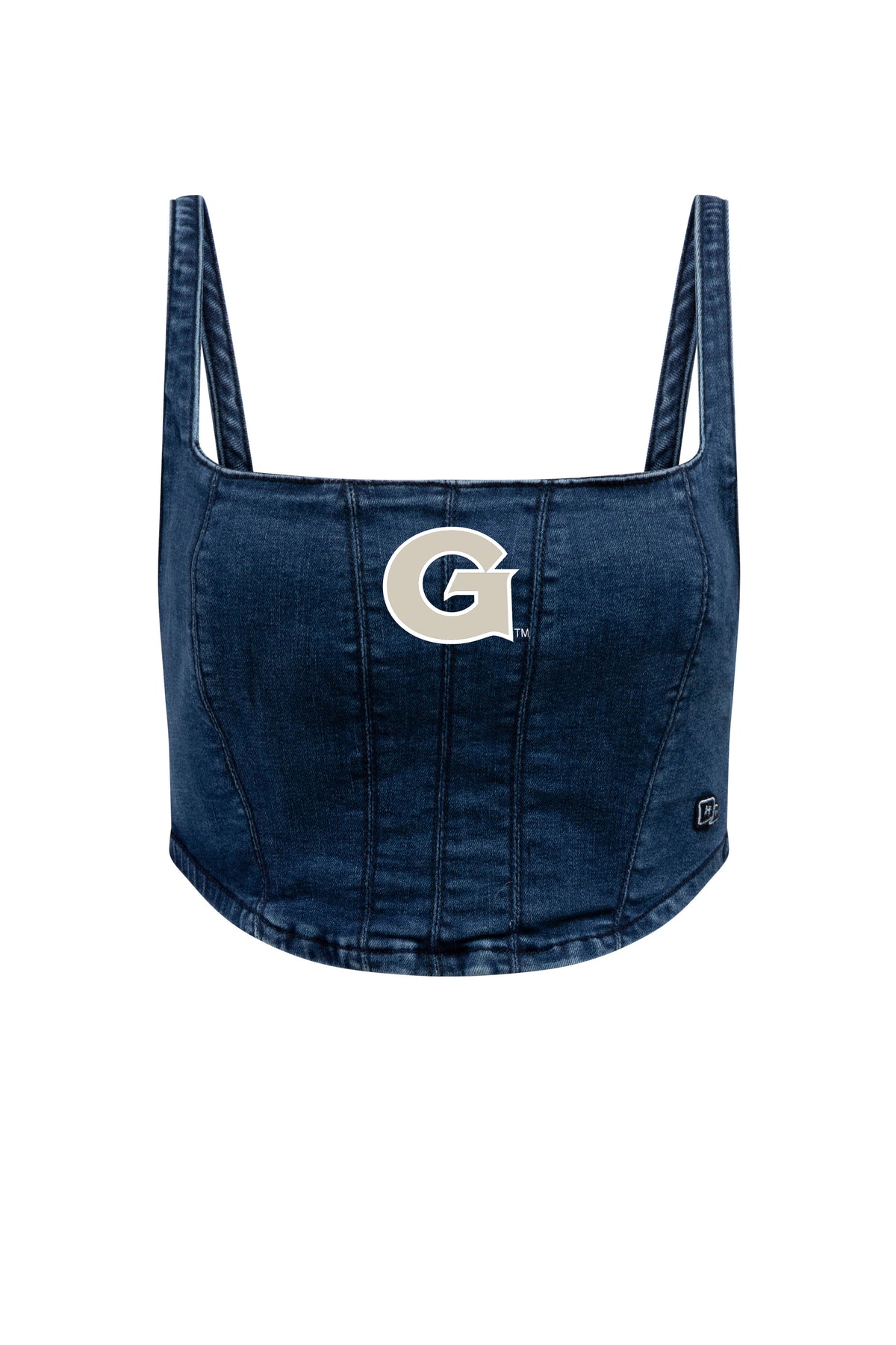 Georgetown University Denim Corset