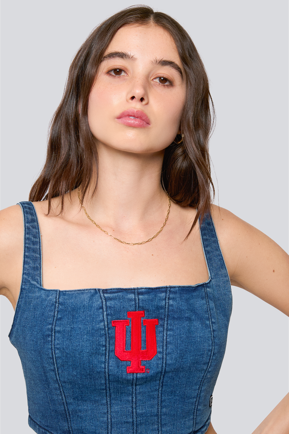 Indiana University Denim Corset