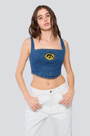 University of Iowa Denim Corset