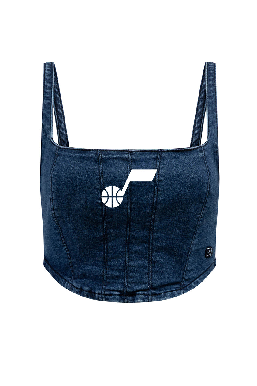 Utah Jazz Denim Corset