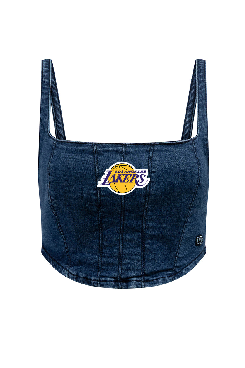 Los Angeles Lakers Denim Corset