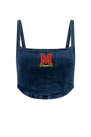 University of Maryland Denim Corset