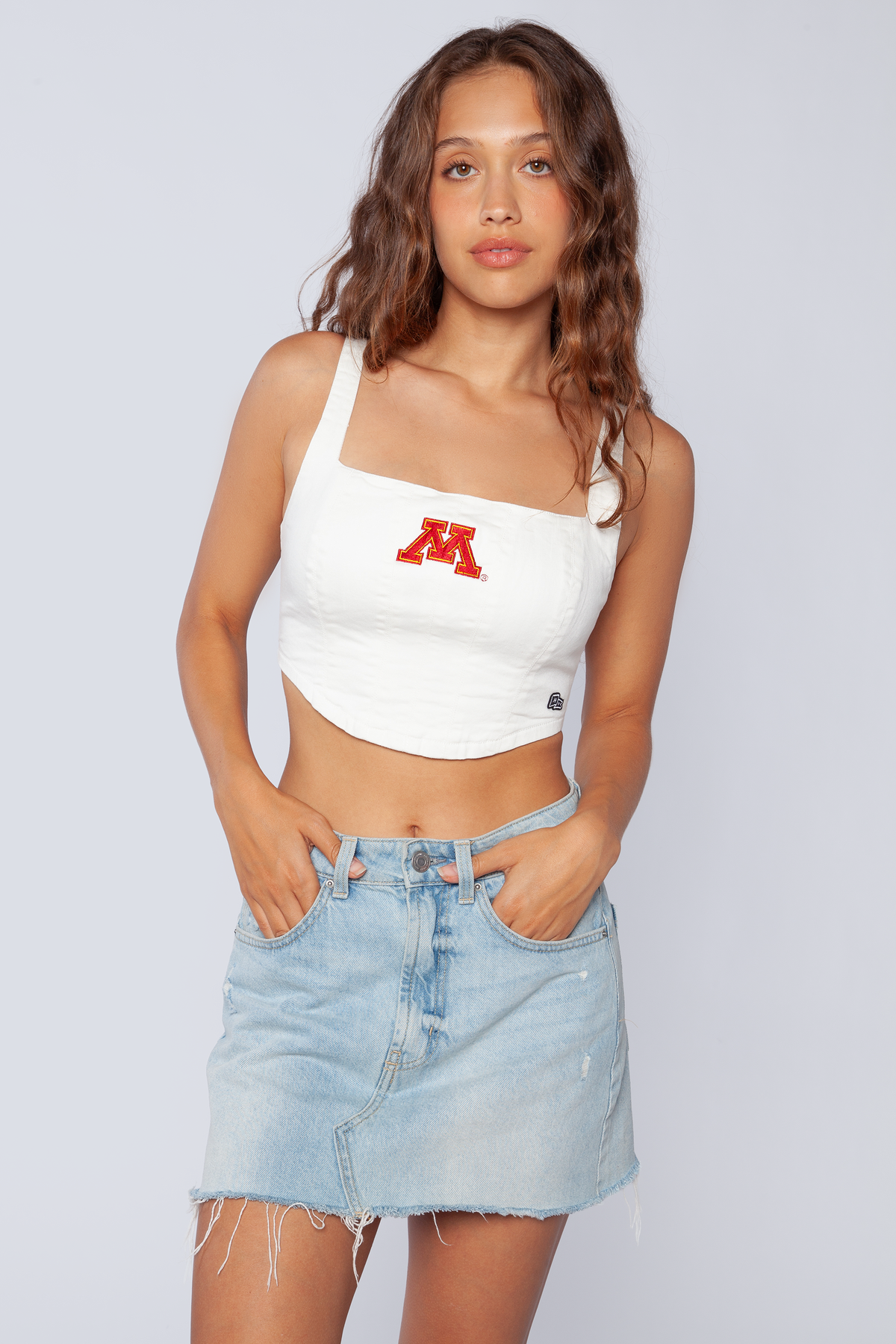 University of Minnesota Denim Corset