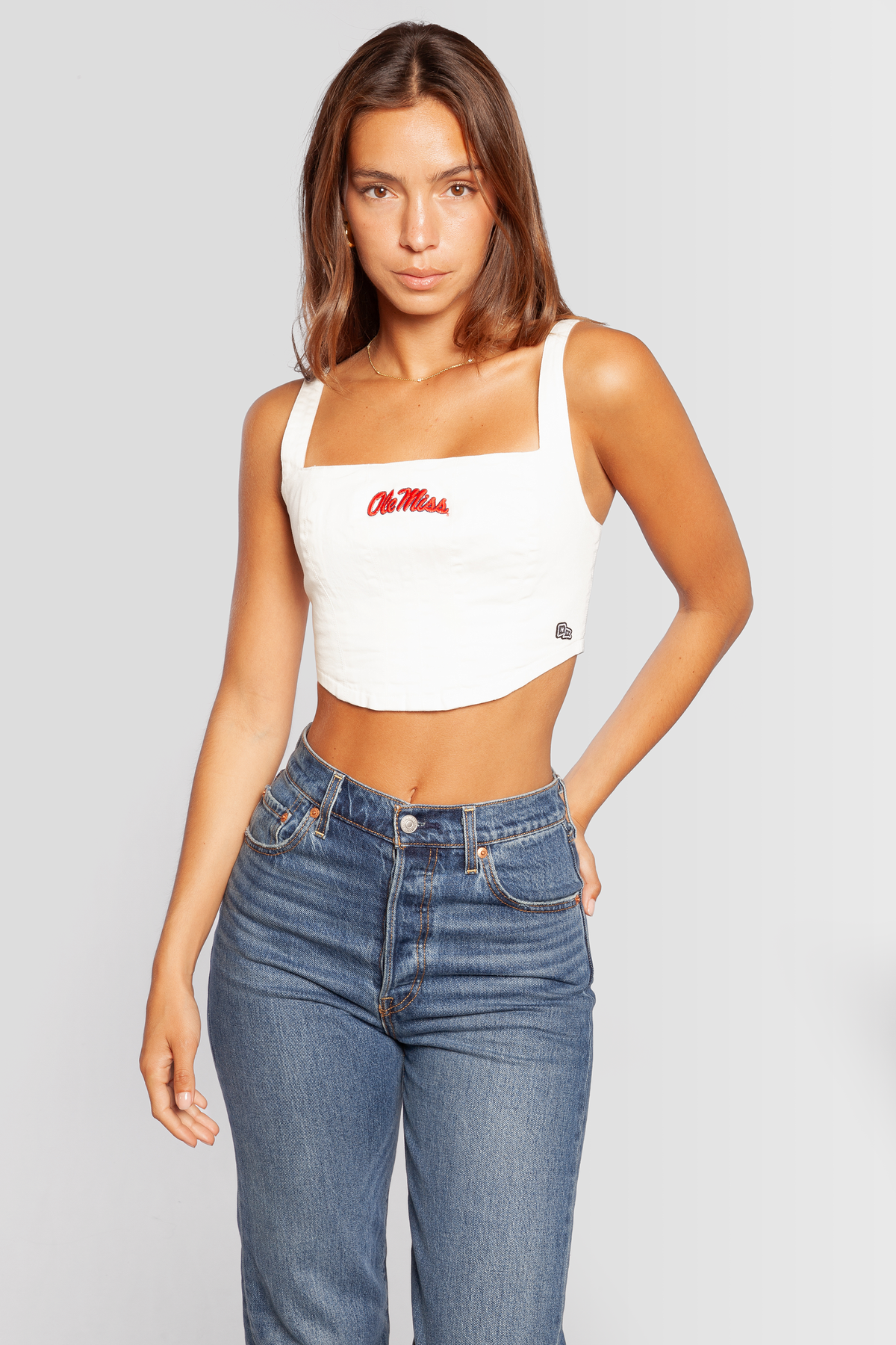 Ole Miss Denim Corset