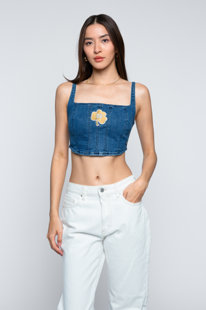 Notre Dame Denim Corset