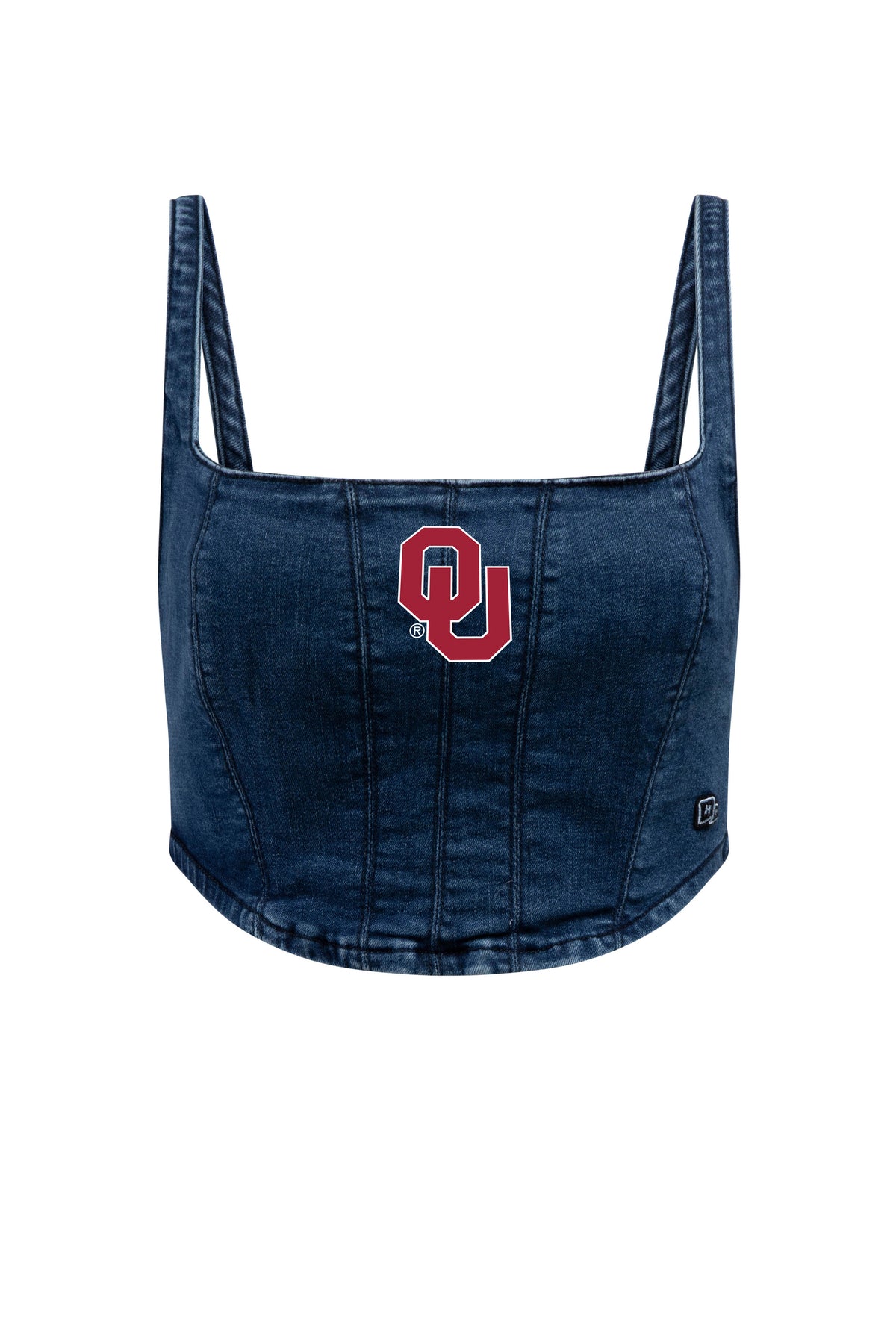 University of Oklahoma Denim Corset