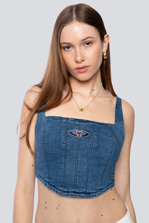 New Orleans Pelicans Denim Corset