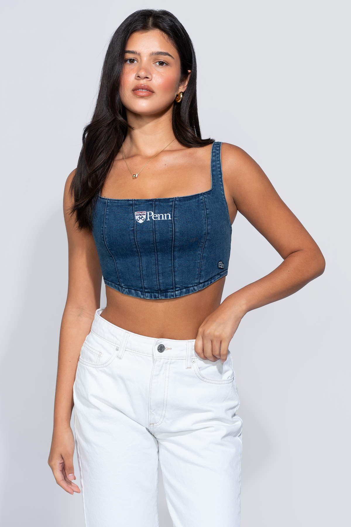 University of Pennsylvania Denim Corset