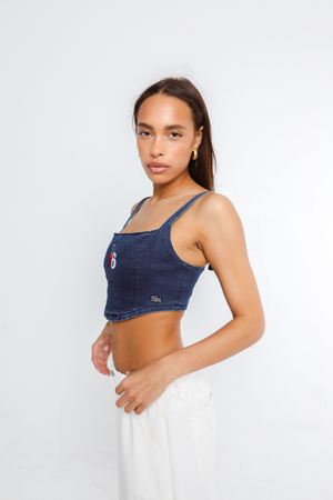 Philadelphia 76ers Denim Corset