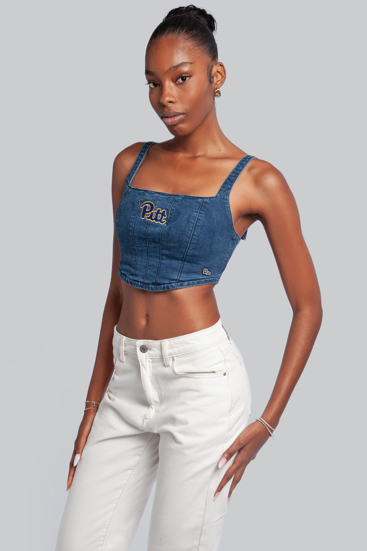 University of Pittsburgh Denim Corset