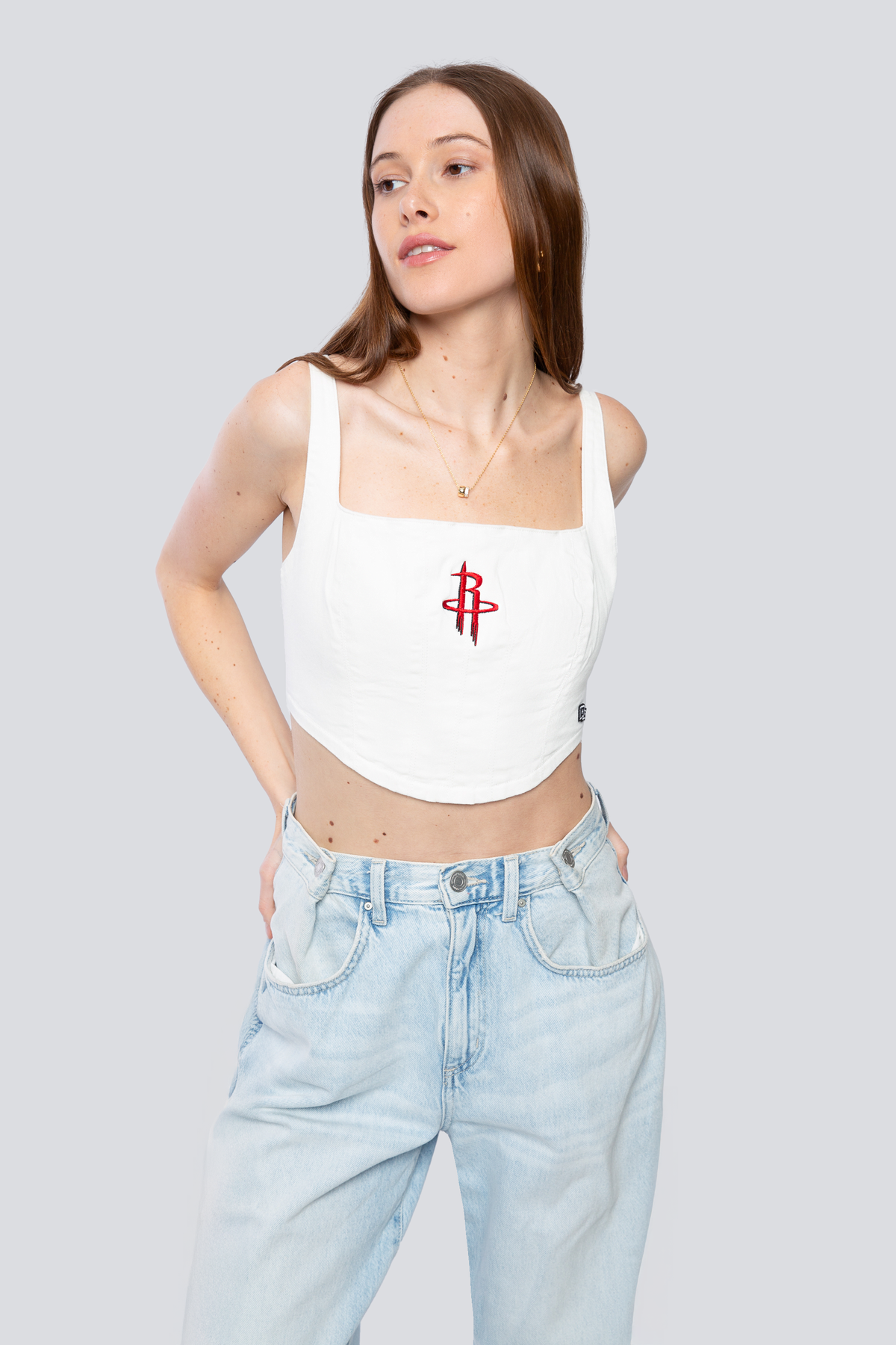 Houston Rockets Denim Corset