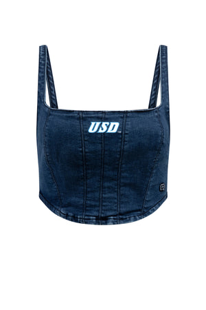 University of San Diego Denim Corset