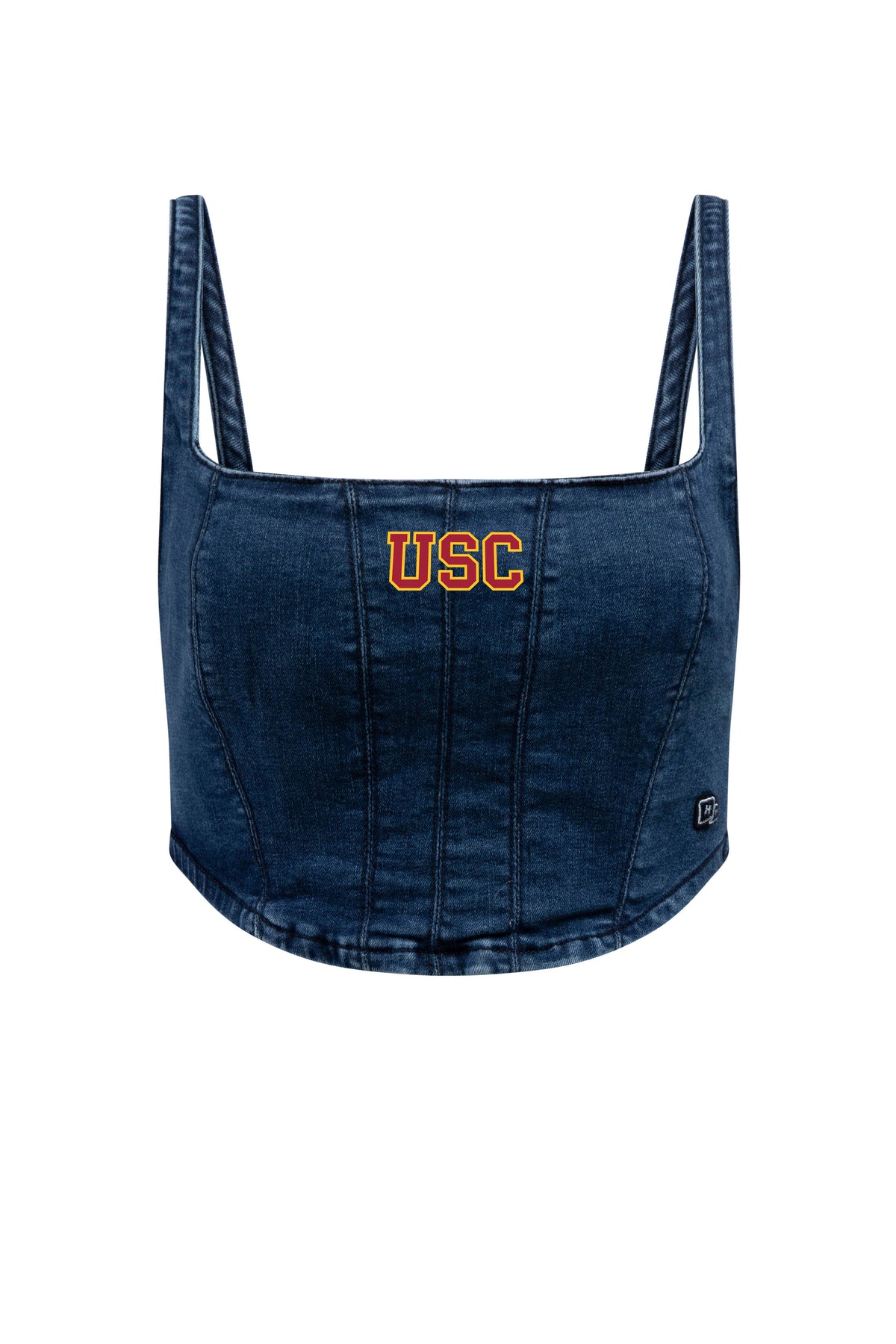 University of Southern California Denim Corset