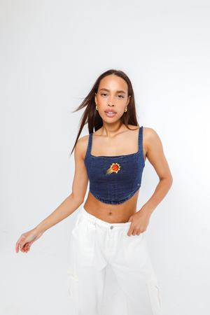 Phoenix Suns Denim Corset