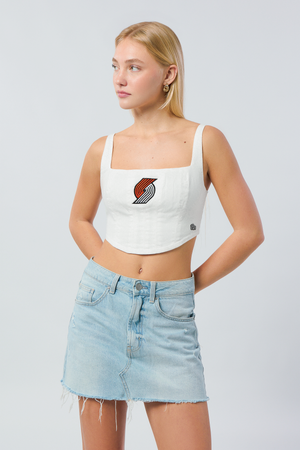 Portland Trail Blazers Denim Corset