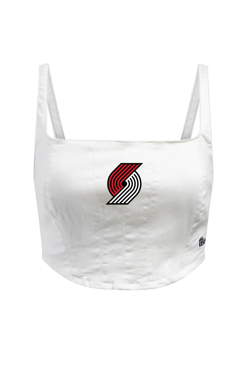 Portland Trail Blazers Denim Corset