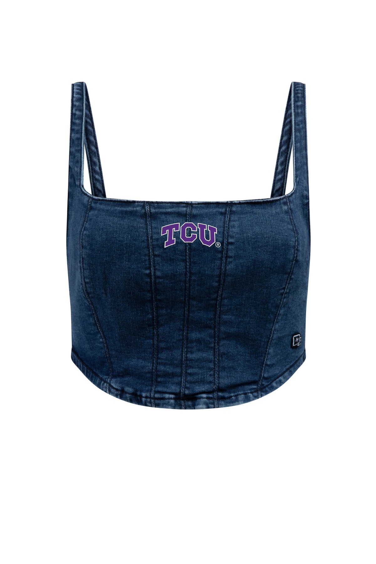 Texas Christian University Denim Corset