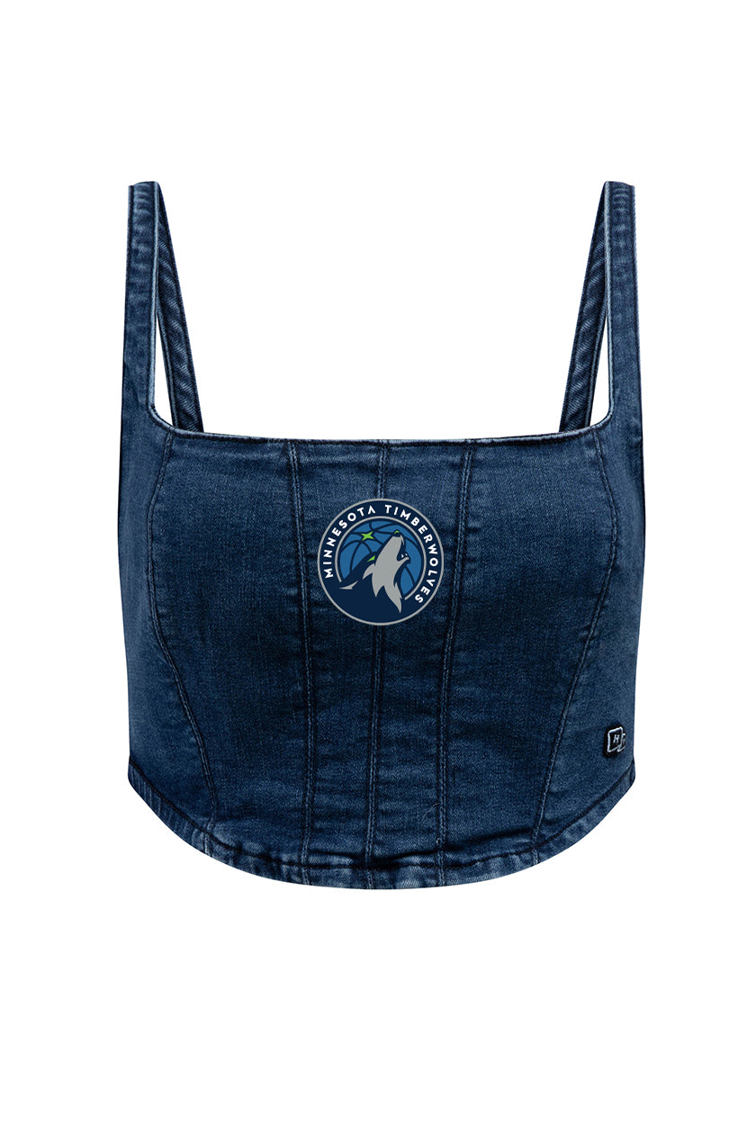 Minnesota Timberwolves Denim Corset