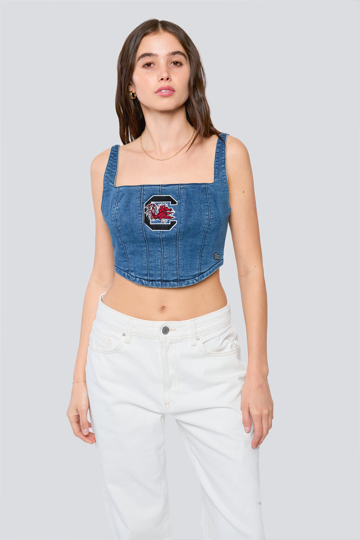 University of South Carolina Denim Corset
