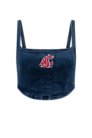 Washington State University Denim Corset