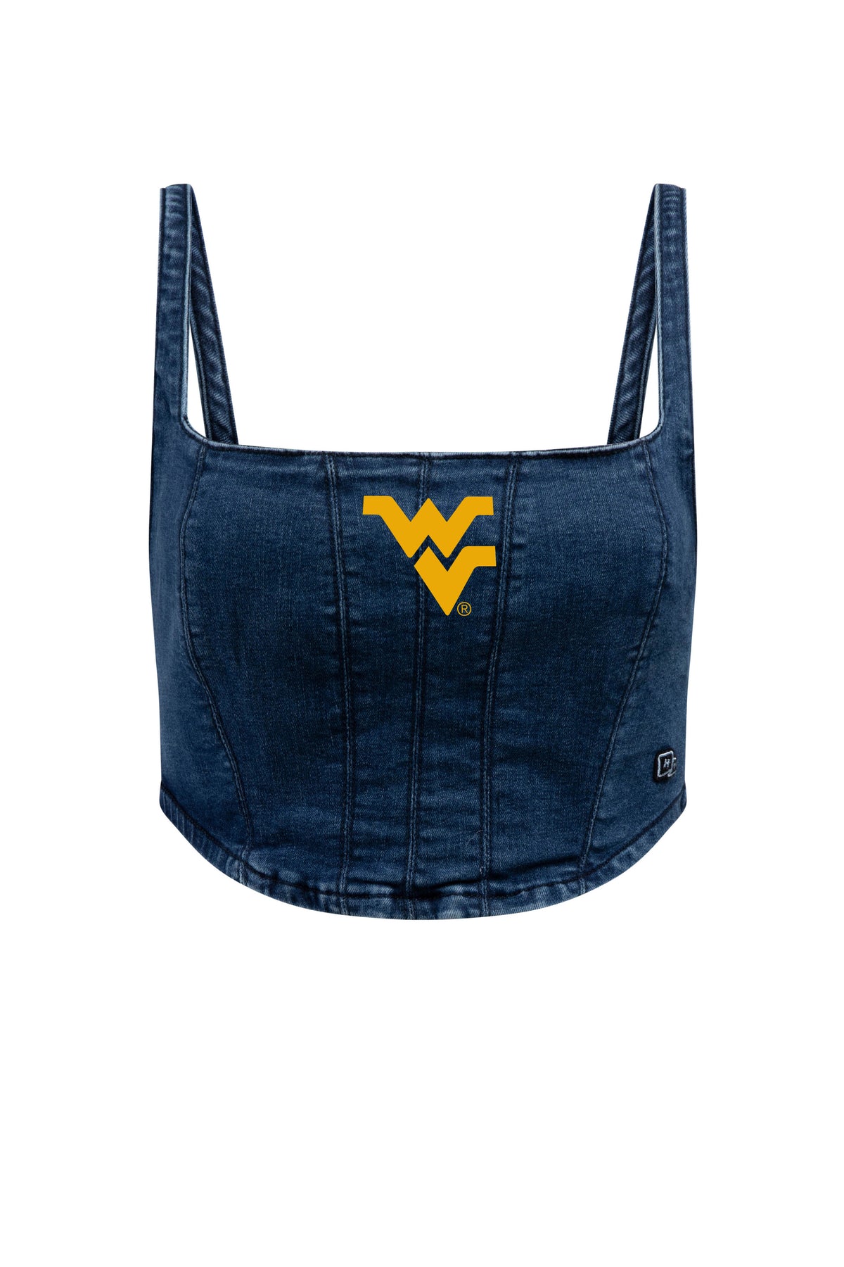 West Virginia University Denim Corset