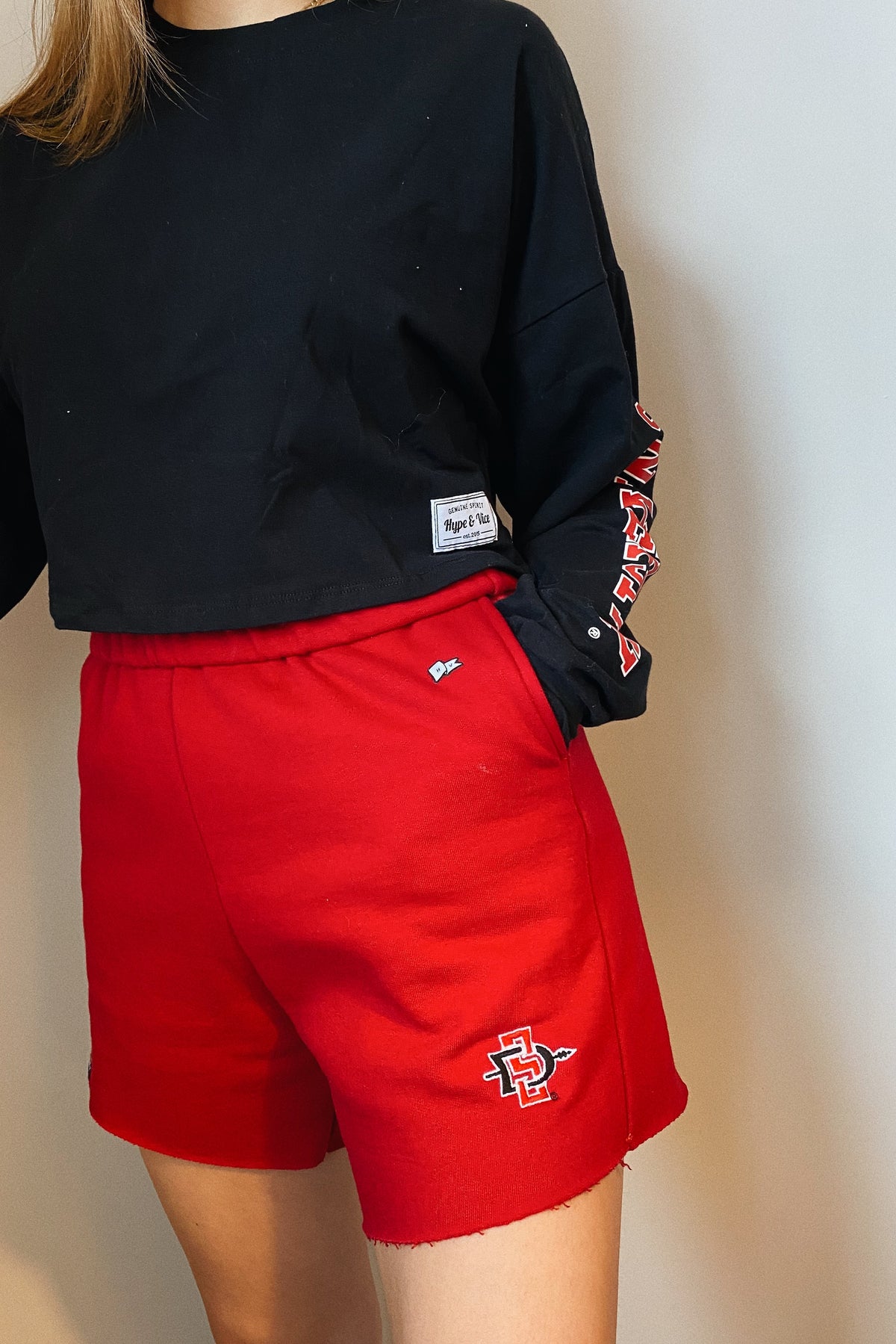 SDSU Cut Off Sweatshorts