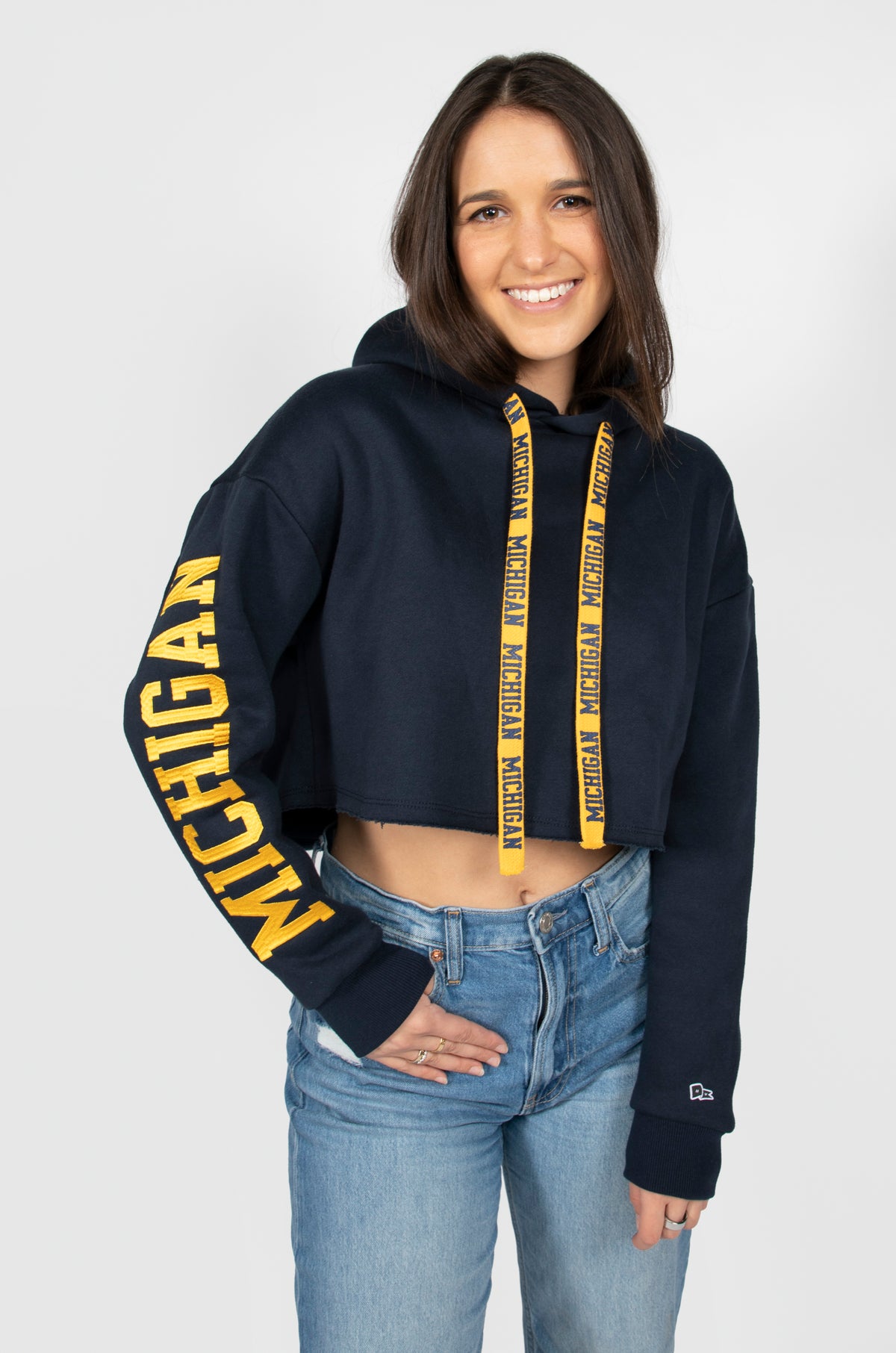 Michigan Cropped Hoodie