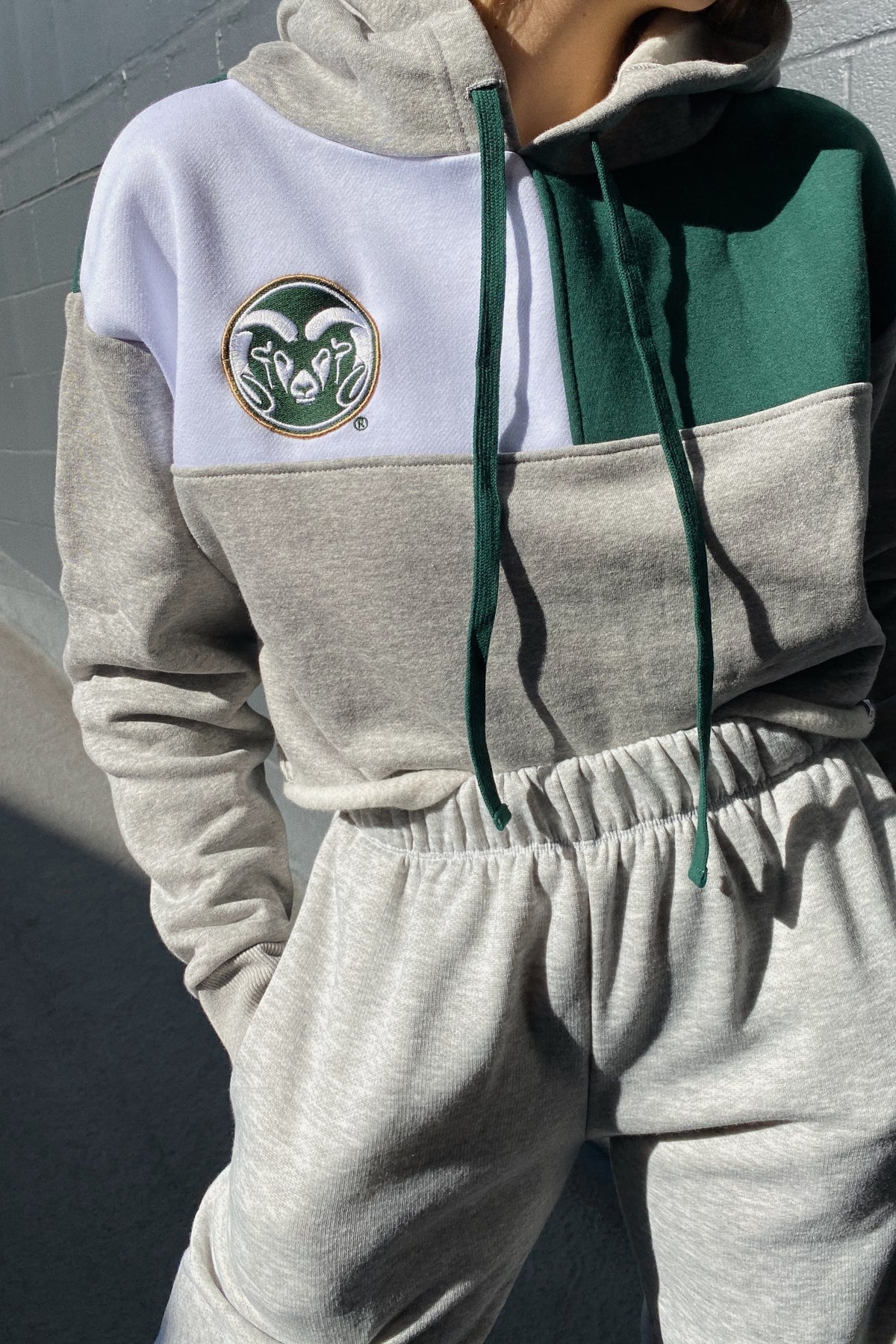 Colorado State Color-Block Hoodie